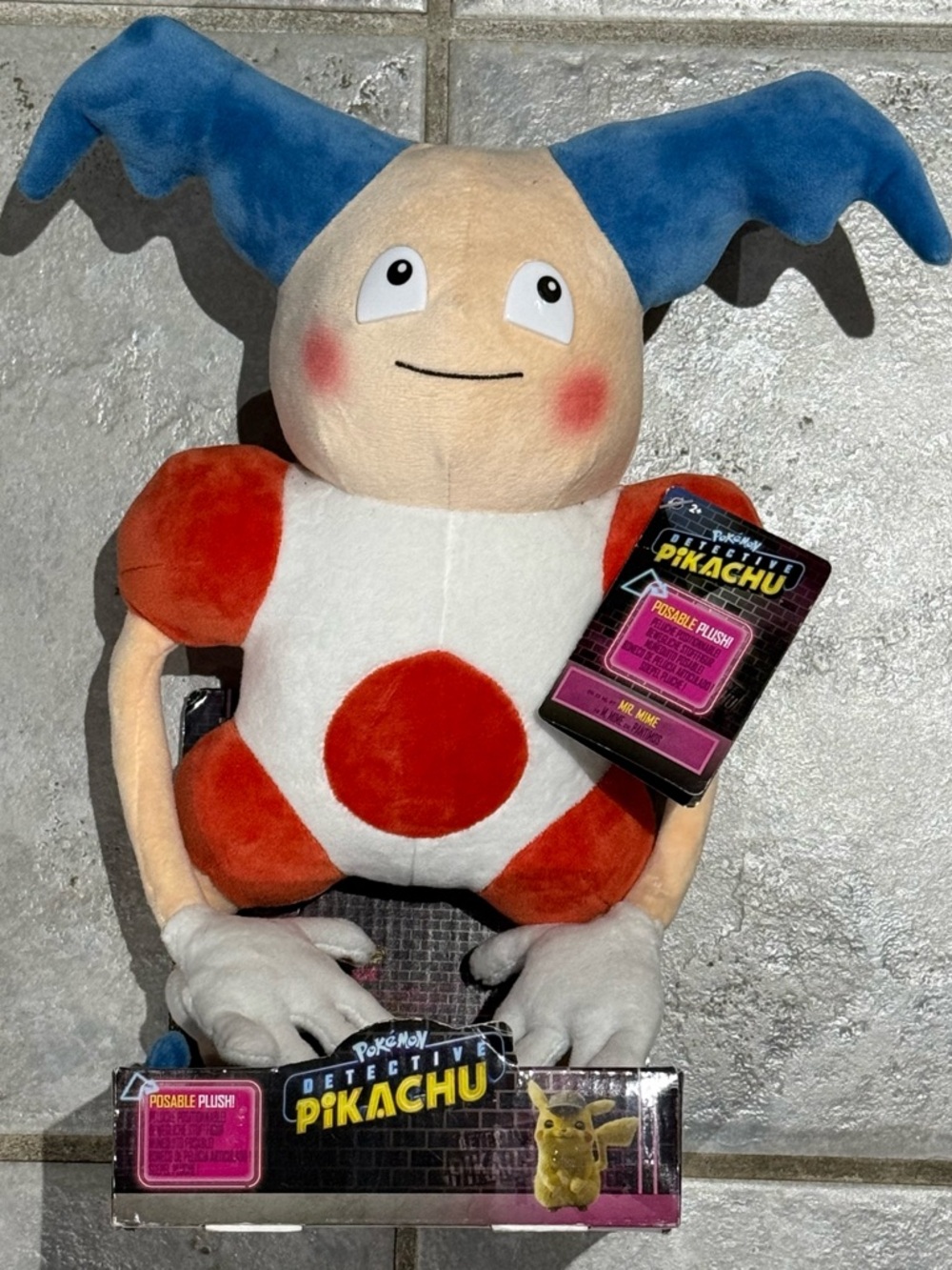 Pokemon Mr. Mime Plush Toy from Detective Pikachu